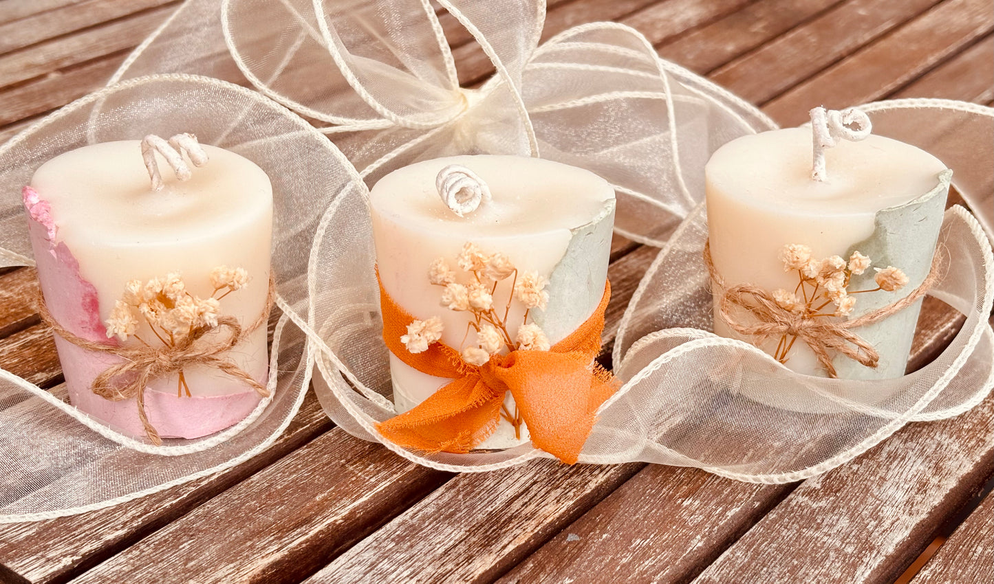 MINI CANDELA GESSO COLORATO